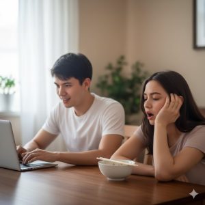 Cùng ăn một bữa nhưng một người tỉnh táo, người khác buồn ngủ và mệt sau ăn