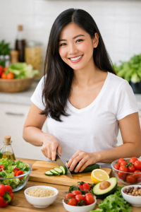 Gesundes Mittagessen